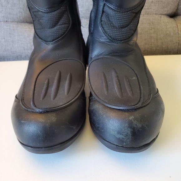 ⚡SOLD⚡ BMW Women's Mottorad Gore-tex GTX Motorcycle Leather Boots - Made in Ita… - Picture 12 of 15
